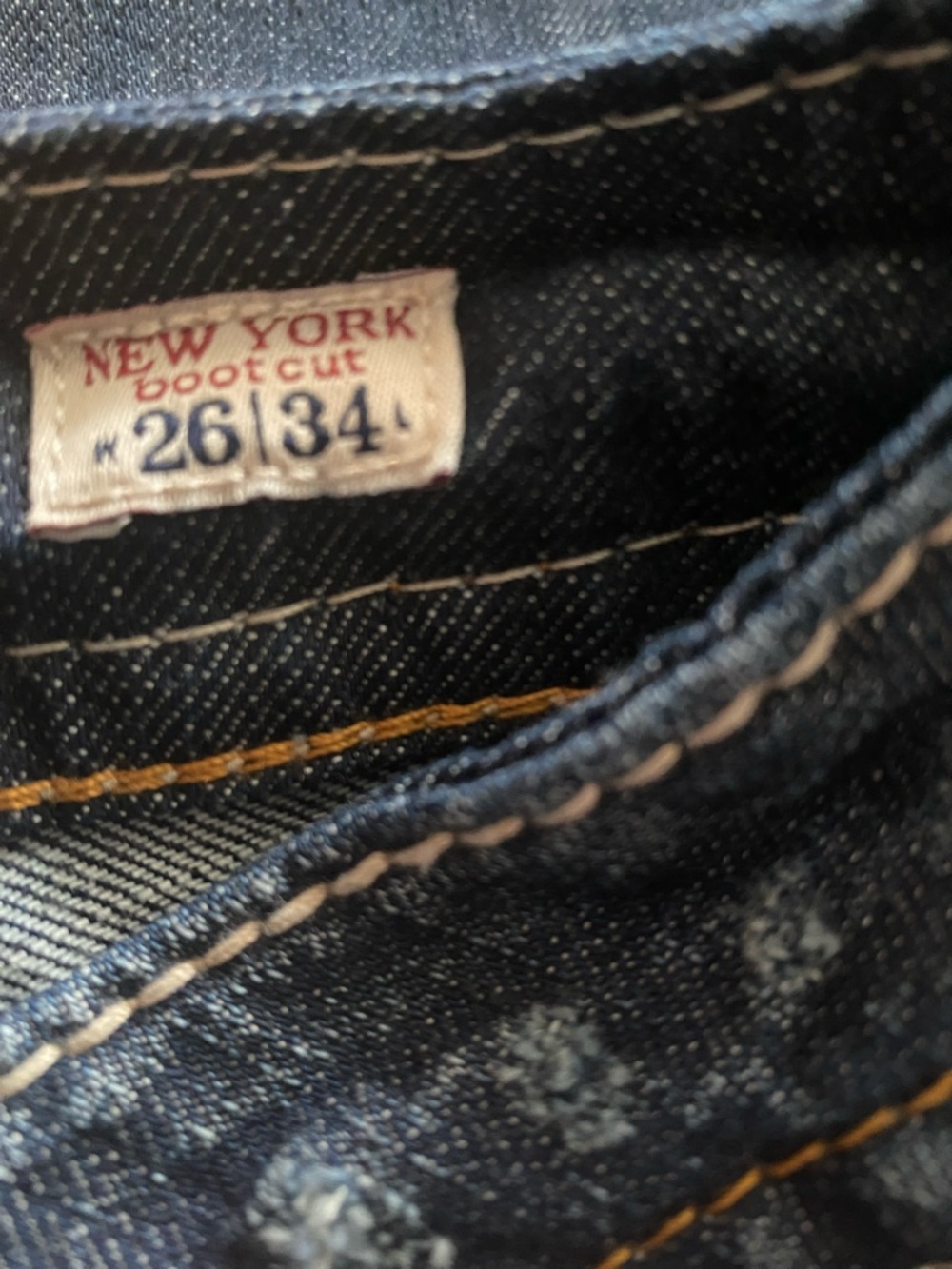 MEK denim jeans bootcut size 26/34 - Picture 4 of 8